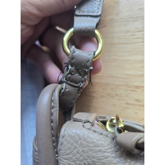 Aallyn Leather Marley Hobo in Biscotti Purse Shoulder Bag Neutral Boho Chic Fall - Picture 15 of 16